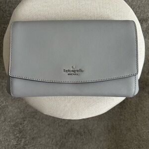 Kate Spade Elegant Gray Wristlet